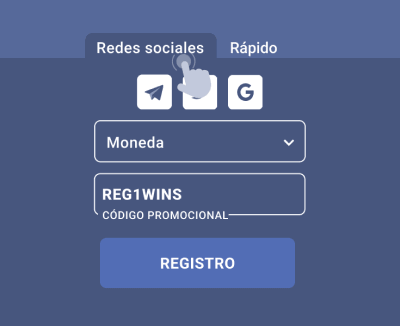 Registro a través de redes sociales